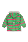 Mini Rodini GREEN Hooded ski jacket