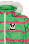 Mini Rodini GREEN Hooded ski jacket