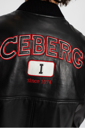 Iceberg Leather brown jacket