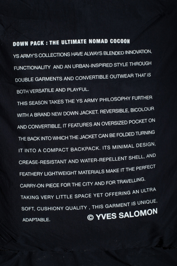 Yves salomon monument Reversible jacket