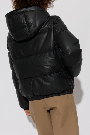 Yves Salomon WHAT Leather down jacket