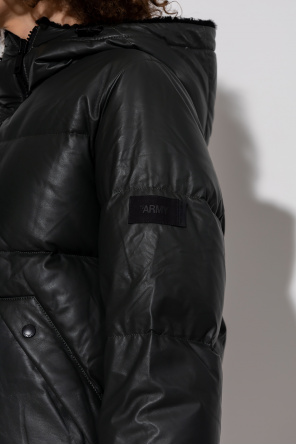 Yves Salomon WHAT Leather down jacket