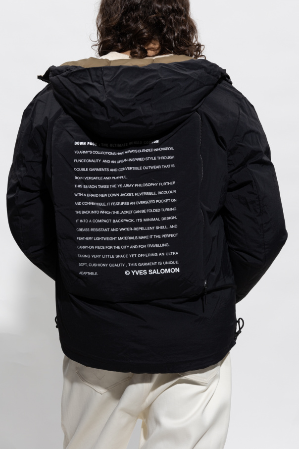 Yves Salomon Reversible jacket with straps