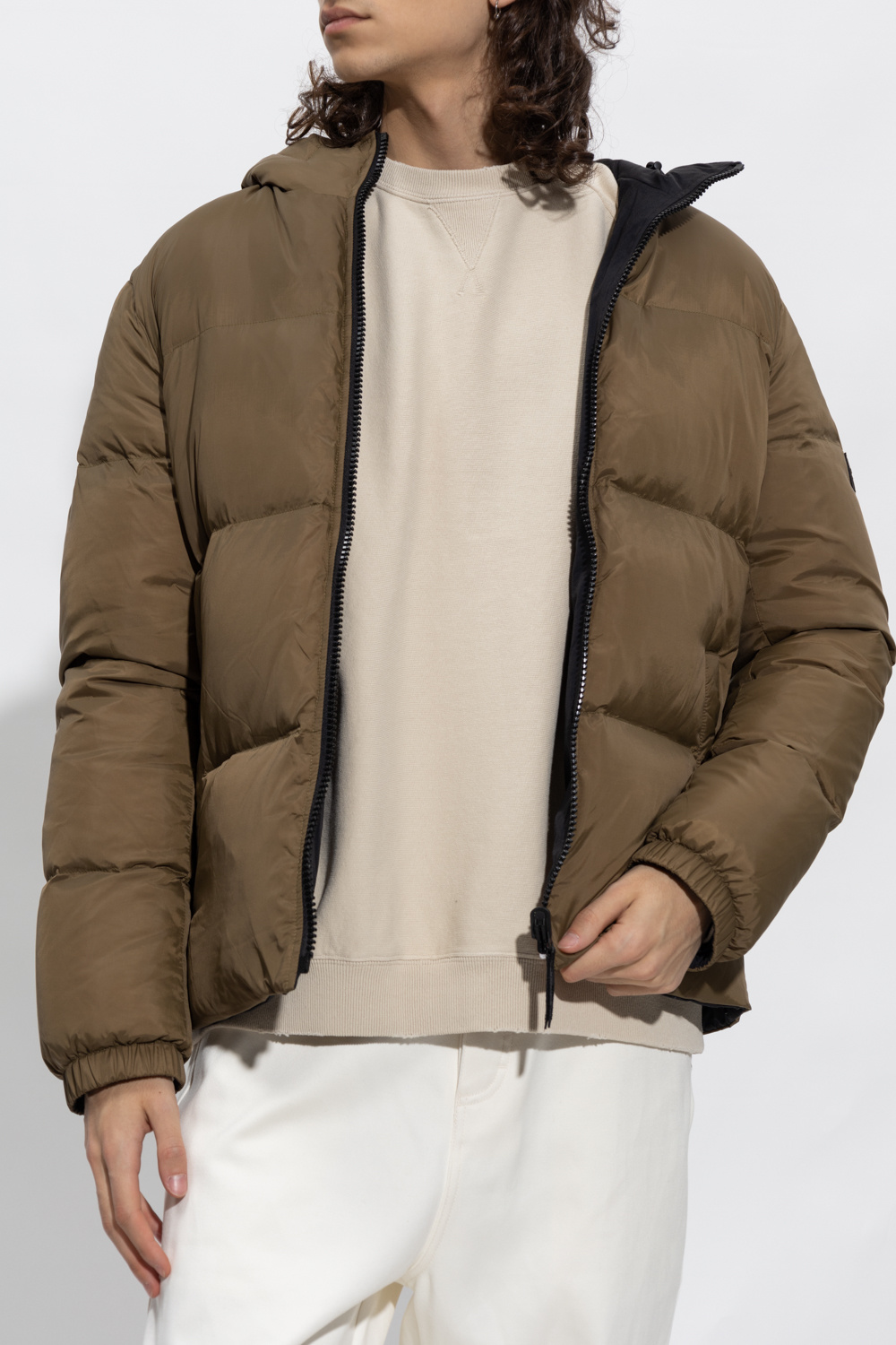 Yves Salomon Reversible jacket with straps