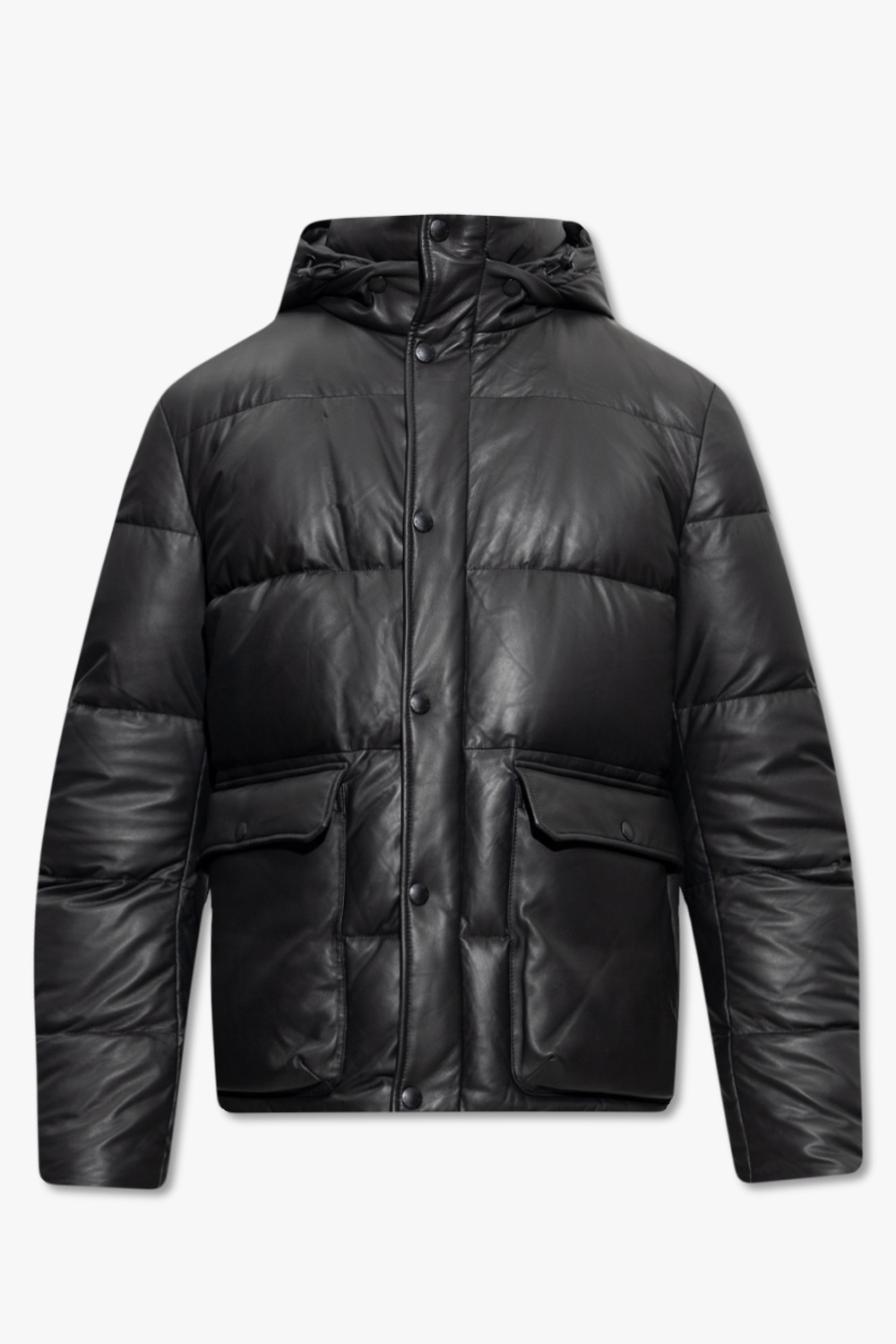Yves Salomon White Quilted Down Jacket