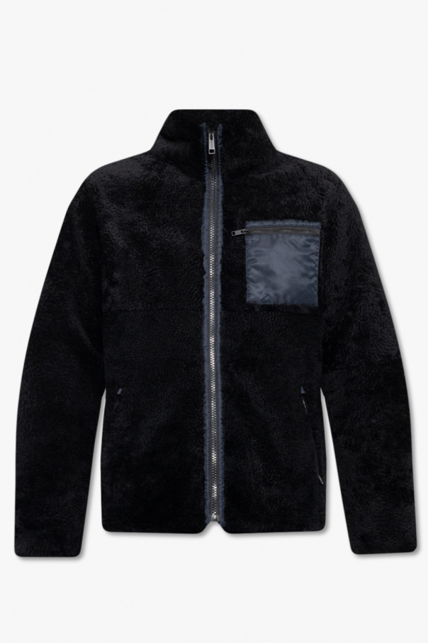 Yves Salomon Mesh Fur jacket