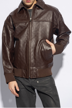 MISBHV Leather Cream jacket