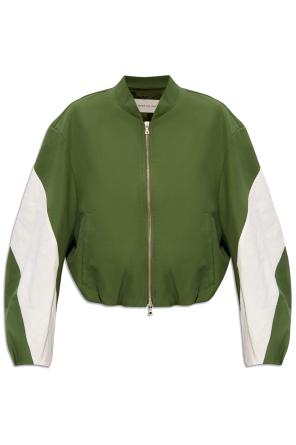 Bomber jacket od Emporio Armani Kids logo-patch short-sleeved polo shirt Verde