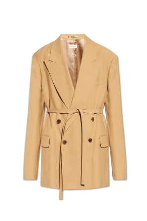 Jil Sander padded zip-up cotton hooded coat Neutrals