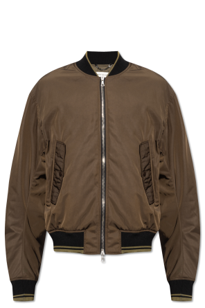 coat with logo john richmond jacket black
