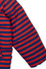 Mini Rodini RED Insulated jacket with stripe pattern