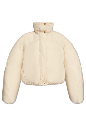 moncler white padded jacket