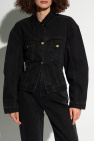 Jacquemus BLACK Denim jacket with logo