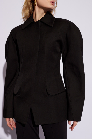 Jacquemus Jacket with Back Cut-Out 'Castagna'