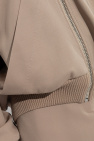 The Attico beige Wool bomber jacket