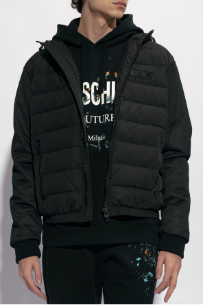 Moschino Quilted hooded jacket