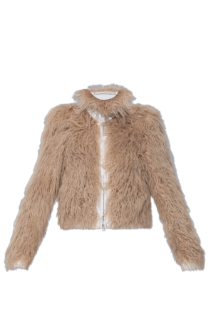 Jacket Vangel finished with faux fur