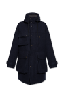 Dries Van Noten NAVY BLUE Wool Coat
