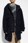 Dries Van Noten NAVY BLUE Wool Coat