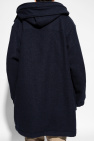 Dries Van Noten NAVY BLUE Wool Coat