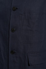 Dries Van Noten NAVY BLUE Coat with collar