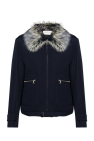 Dries Van Noten NAVY BLUE Jacket with Collar