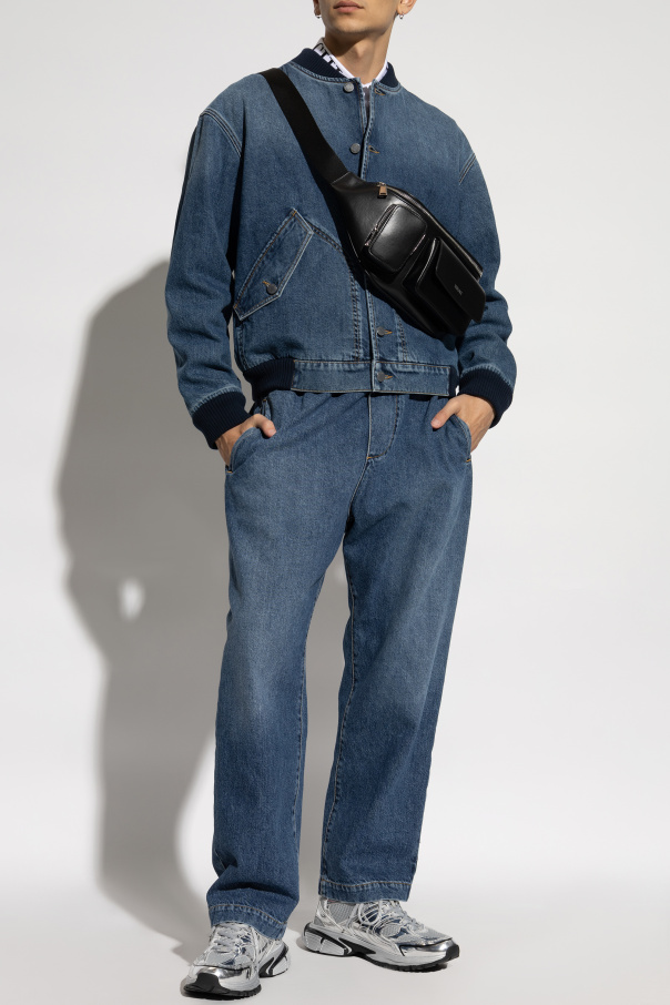 Moschino Denim jacket in bomber style