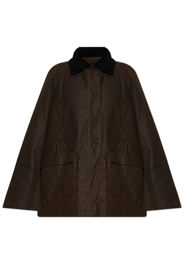 Insulated jacket with corduroy collar od TOTEME