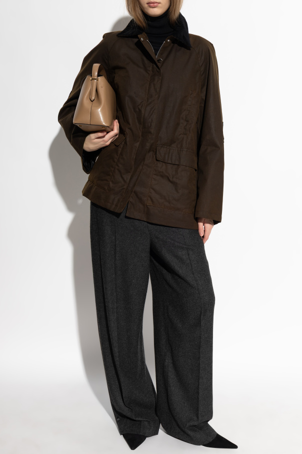TOTEME Insulated jacket with corduroy collar