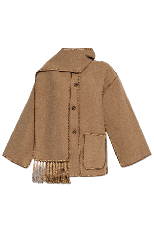 TOTEME Wool jacket with scarf