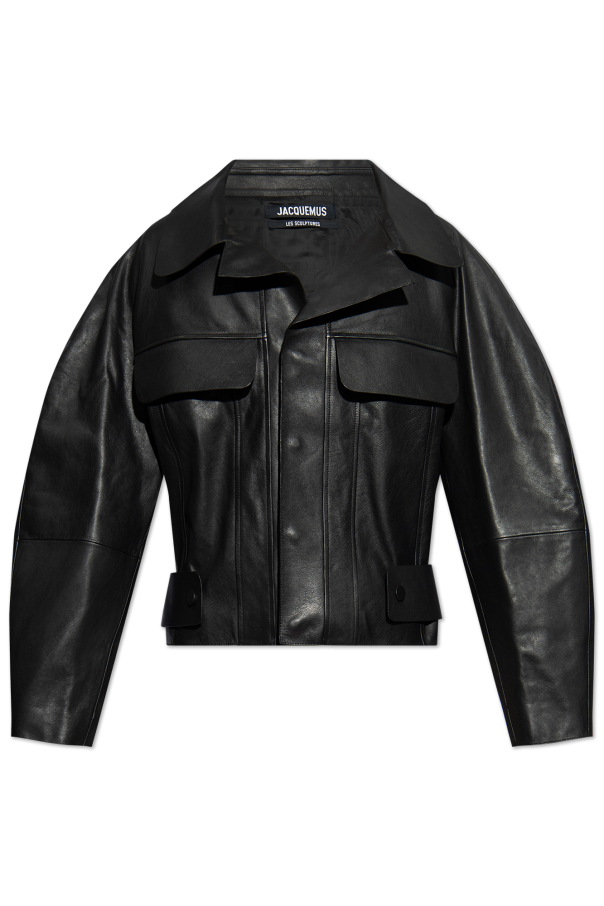 'pilota' leather jacket pun-print od Jacquemus