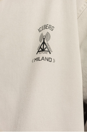 Iceberg Cotton jacket with logo
