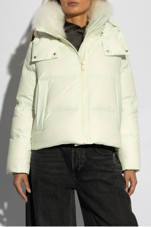 Yves Salomon Down jacket with fur collar