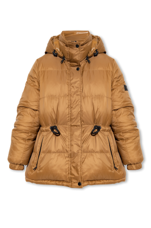 Reversible jacket with detachable hood od Yves Salomon