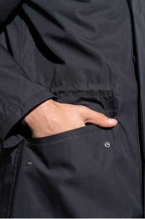 Yves minimalista salomon Jacket with fur collar