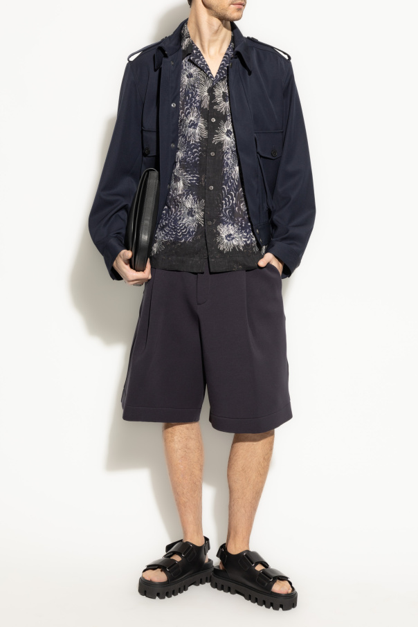 Dries Van Noten Kurtka z pagonami