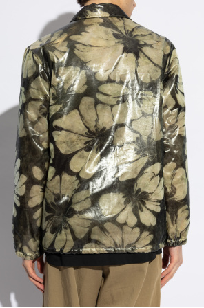 Dries Van Noten Jacke Vorrie mit glänzendem Finish