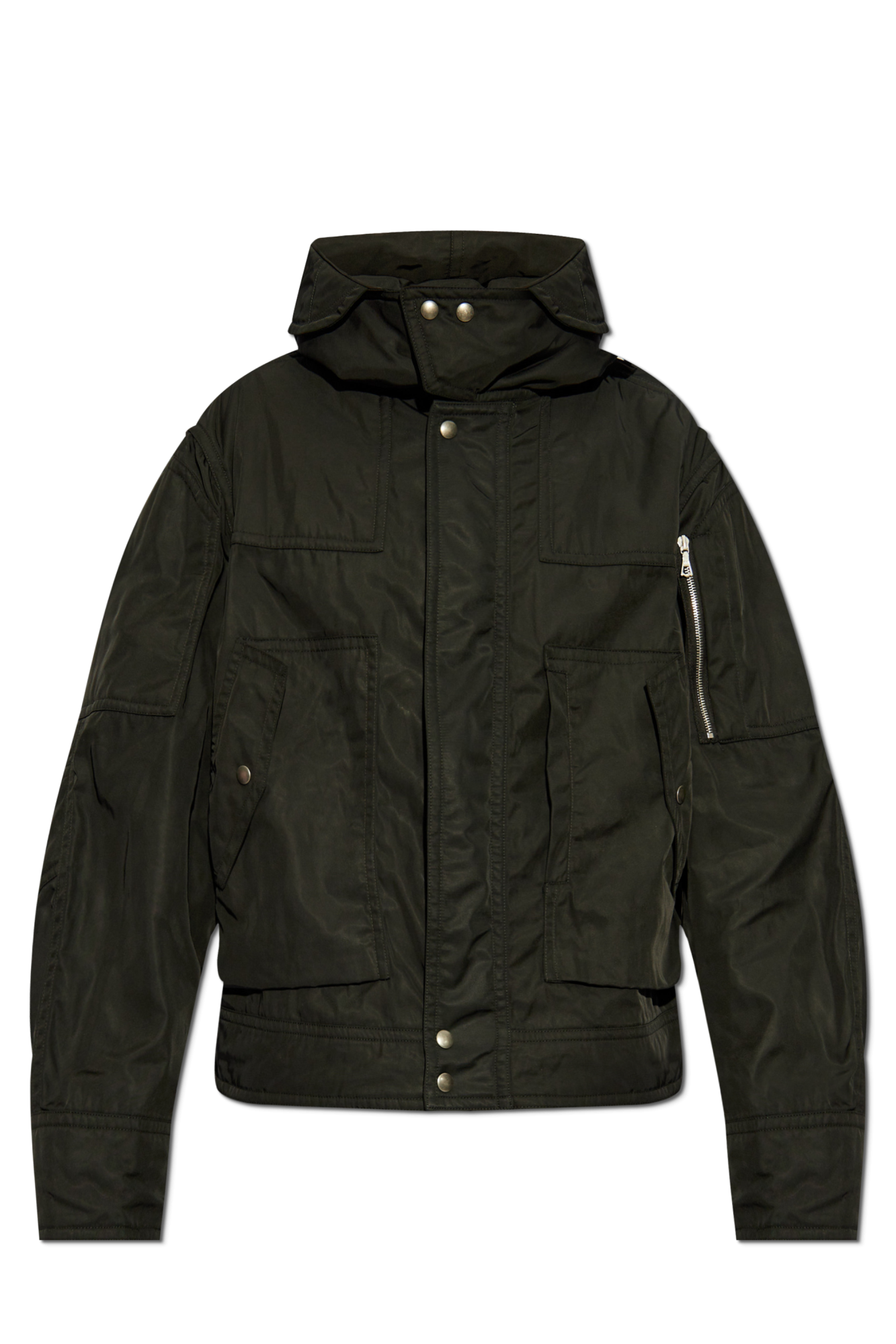 Black Hooded jacket Dries Van Noten - Vitkac Italy