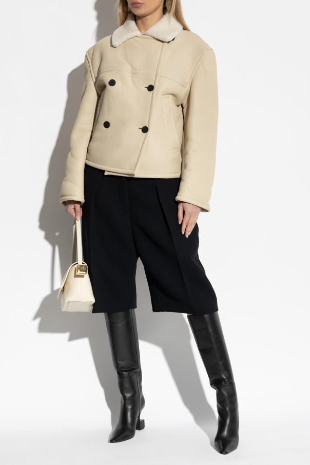 Jacquemus Casaco de pele dupla face