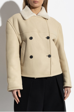 Jacquemus Casaco de pele dupla face