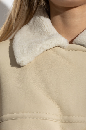 Jacquemus Casaco de pele dupla face