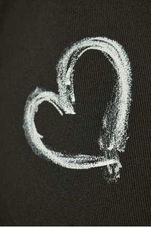 Moschino Abrigo con estampado de corazón