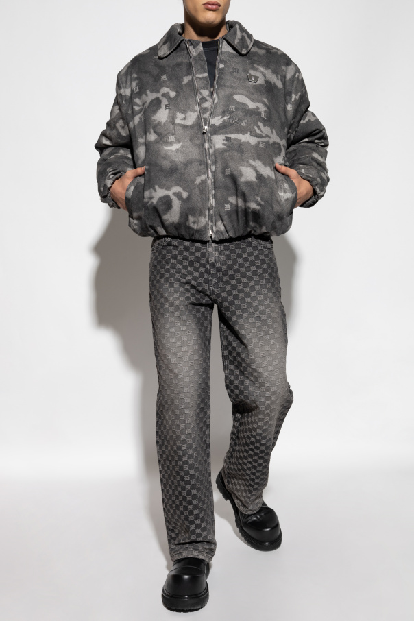 MISBHV Chaqueta acolchada con estampado de camuflaje