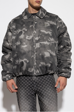 MISBHV Chaqueta acolchada con estampado de camuflaje