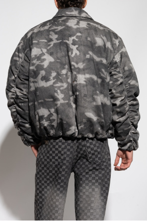 MISBHV Chaqueta acolchada con estampado de camuflaje