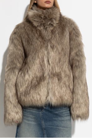 MISBHV Short faux fur coat