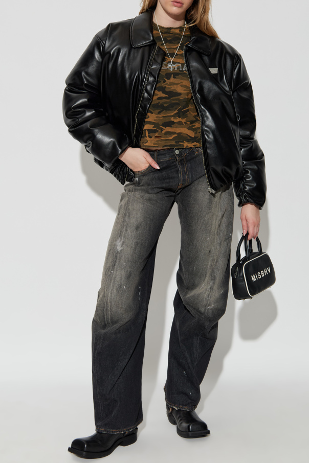 MISBHV Jacket made of faux leather