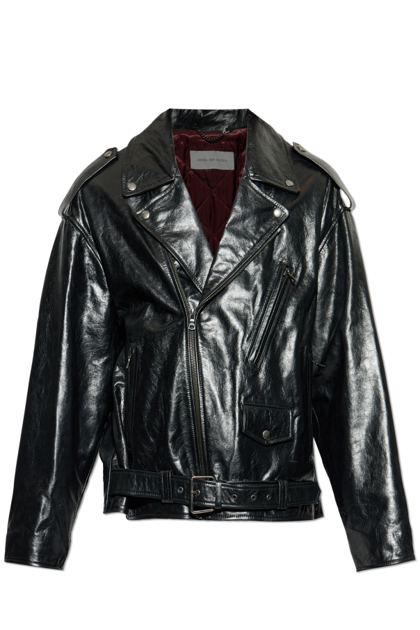 Leather jacket `Lodz`, zdjęcie 1 Leather jacket `Lodz` od Dries Van Noten