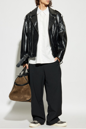 Chaqueta de cuero "lodz" od Dries Van Noten