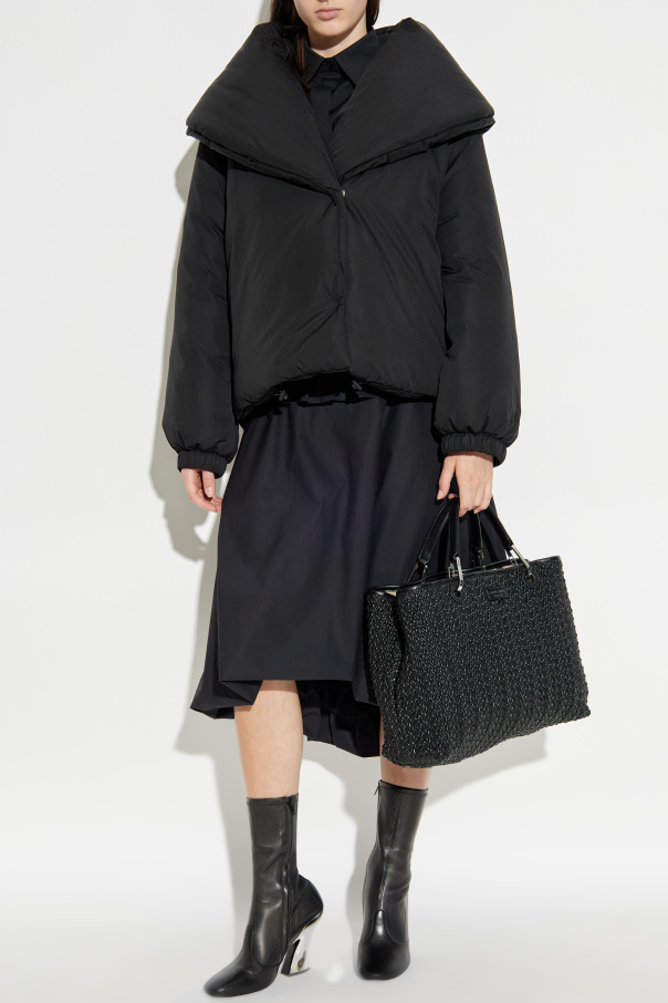 Moschino Insulated jacket with wide collar